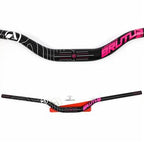 GUIDAO 31.8 ALUMINIO BRUTUS 780X50MM PRETO/ROSA