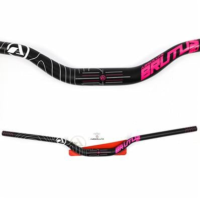 GUIDAO 31.8 ALUMINIO BRUTUS 780X50MM PRETO/ROSA