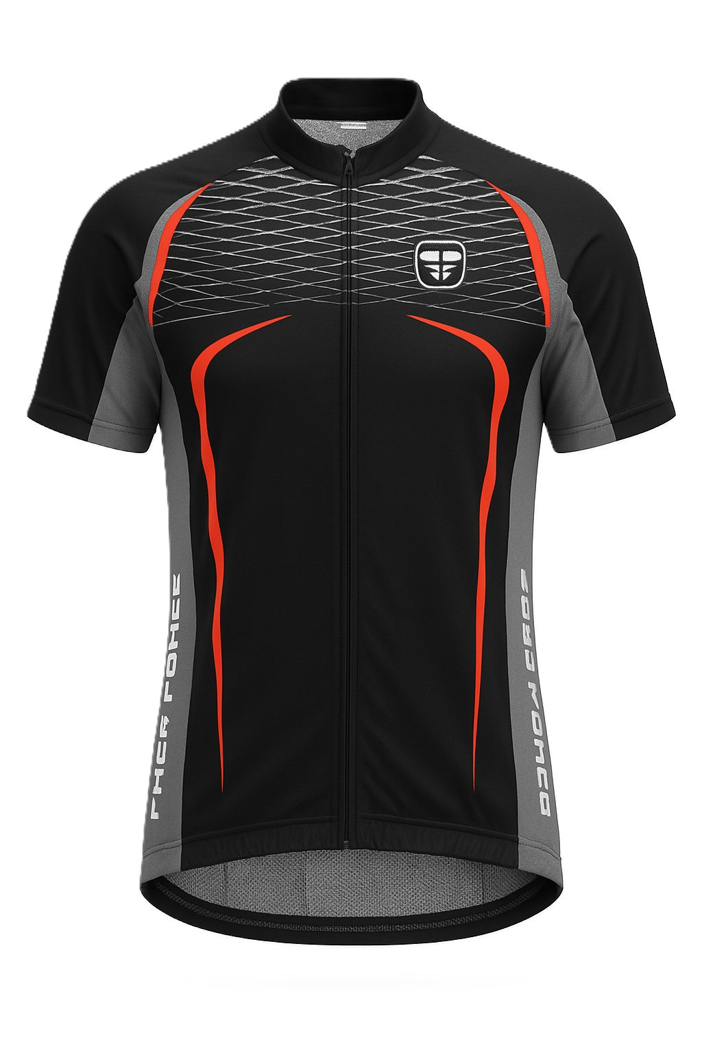 CAMISA CICLISMO FREE FORCE MC MASC PRETO/CINZA - P