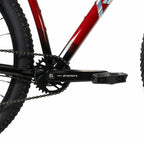 BICICLETA 29 RAVA RAKAN SHIMANO ESSA 8V FREIO MT200 HIDRÁULICO VERMELHO L-19