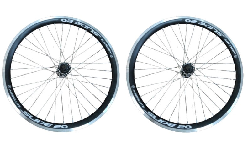 RODAS 20 ARO AERO ABSOLUTE SLIDE 36F CUBO AÇO RAIO ZINC 2.0