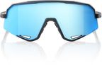 OCULOS 100% SLENDALE - MATTE BLACK - HIPER BLUE MULTILAYER MIRROR