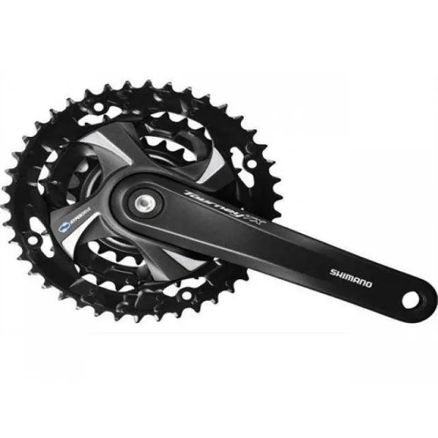 PEDIVELA SHIMANO TOURNEY TX801 6/7/8V (24/32/42D) 170MM - PRETO