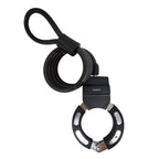CADEADO ELLEVEN ESPIRAL ALGEMA COM CHAVE 8MM X 1000MM PRETO