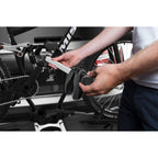 TRANSBIKE THULE EASY FOLD ENGATE REBOQUE 2 BIKES (933) - PRATA