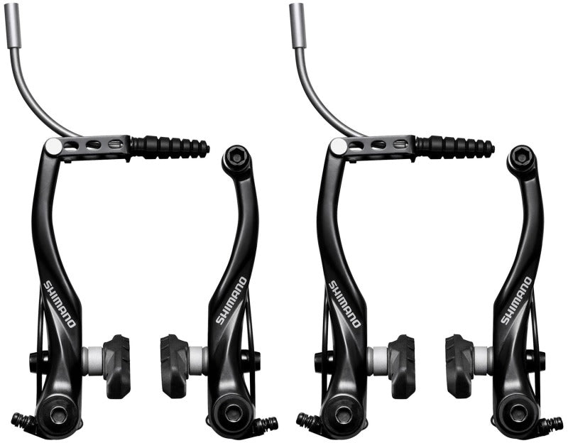 FREIO V BRAKE ALUM SHIMANO ALIVIO T4000 COMPLETO TRASEIRO/DIANTEIRO PAR