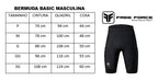 Bermuda de Ciclismo Masculina Free Force Basic Preta