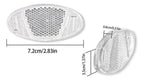 KIT 2 REFLETOR DE RODA - OVAL TRANSPARENTE