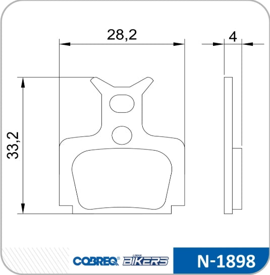 PASTILHAS DE FREIO CERAMICA COBREQ P/ FORMULA C1/Cura/Mega/R0/R1/RR1/RX/T1/The One