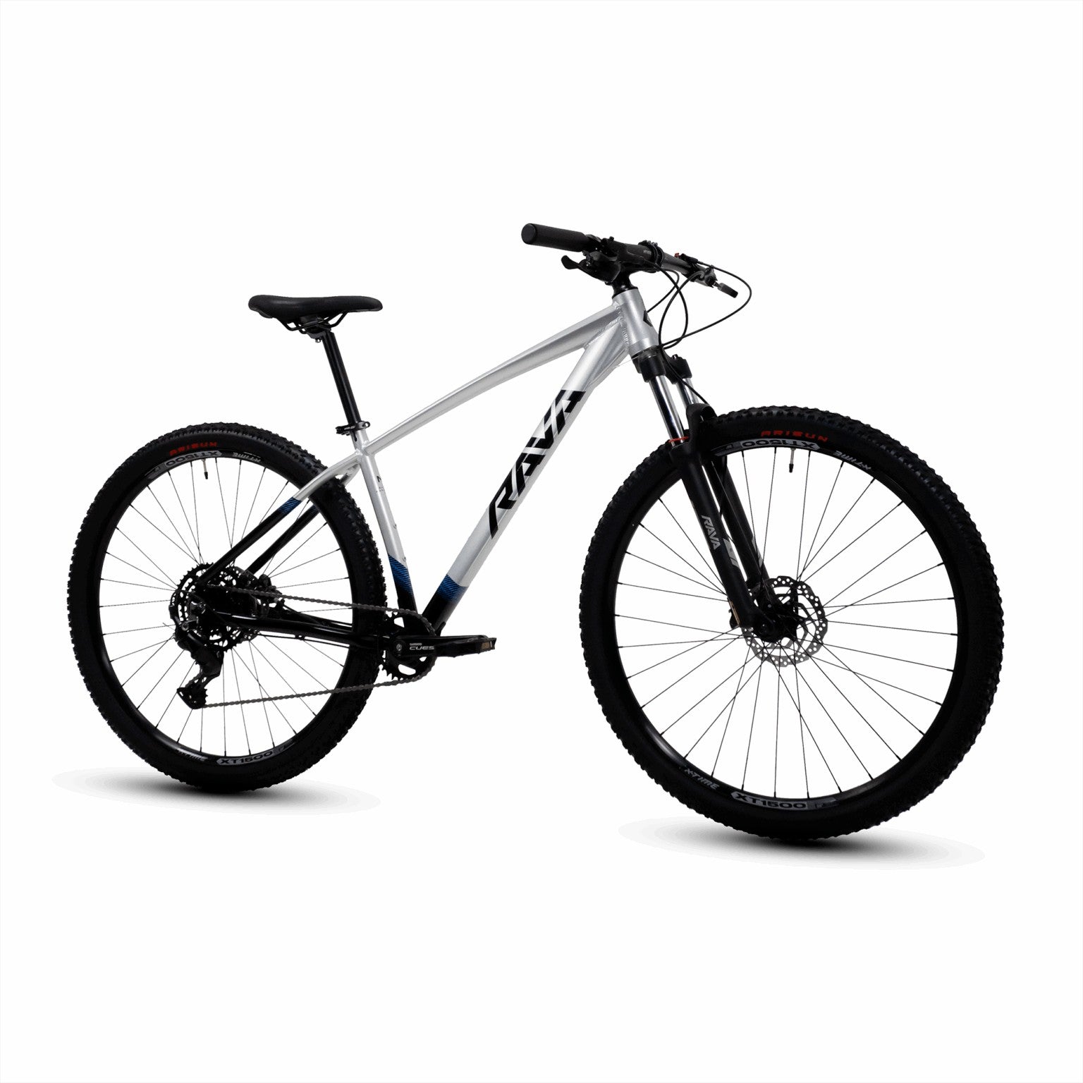 BICICLETA 29  RAVA RAKAN SHIMANO CUES 9V FREIO MT200 HIDRAULICO CINZA/PRETO L-19