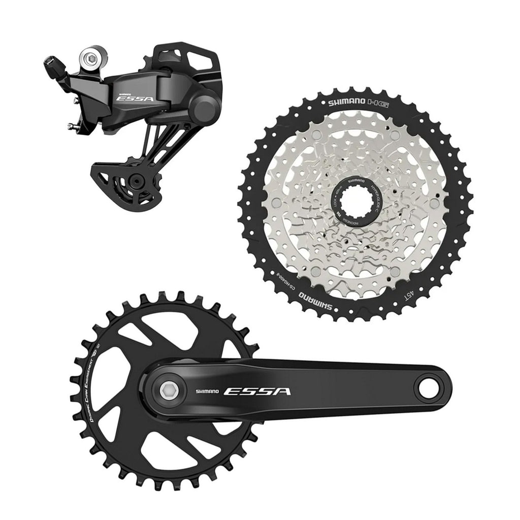 GRUPO SHIMANO ESSA 8V COROA 32D CASSETE 11/45D