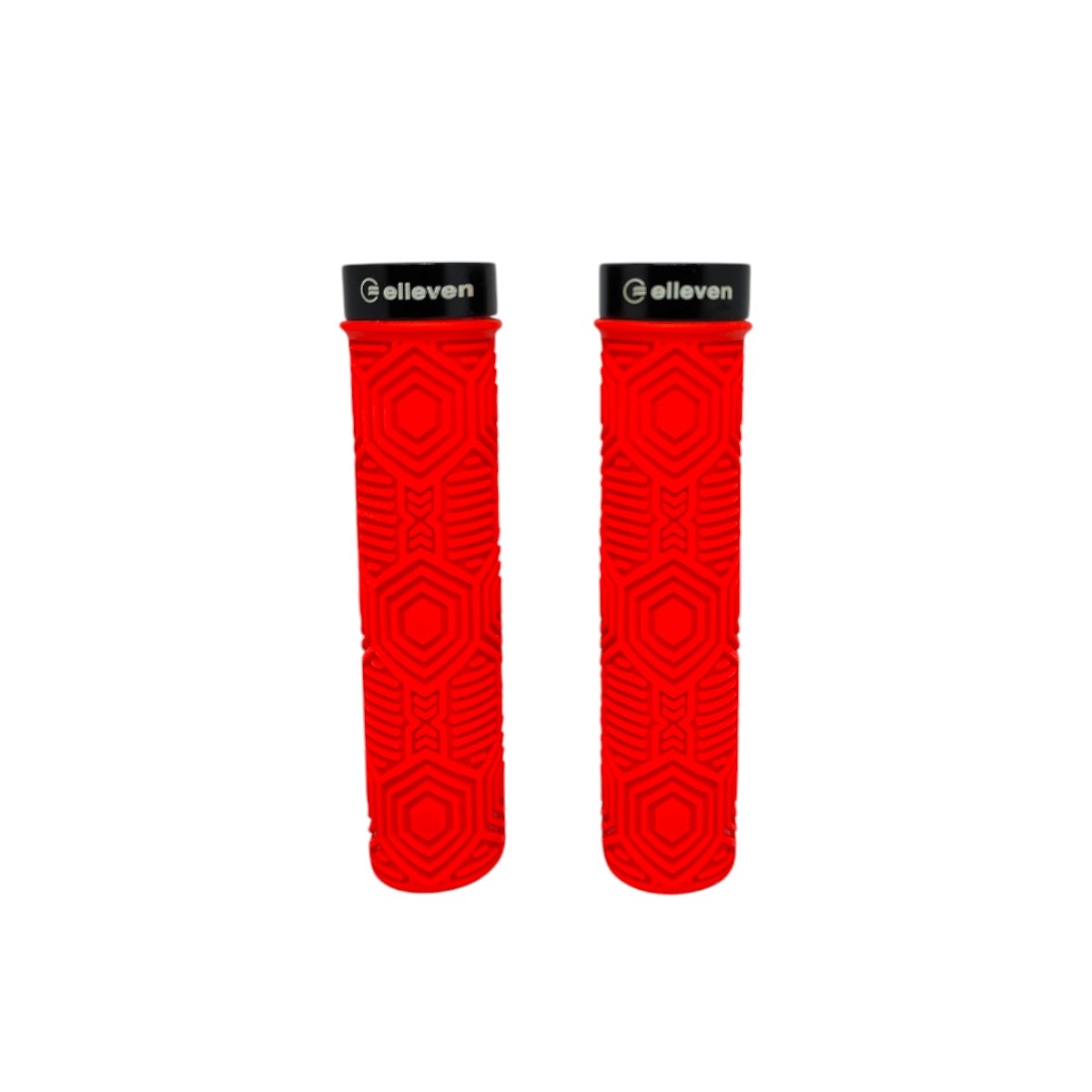 MANOPLA ELLEVEN MTB SILICONE PREMIUM 3 137MM COM TRAVA VERMELHA