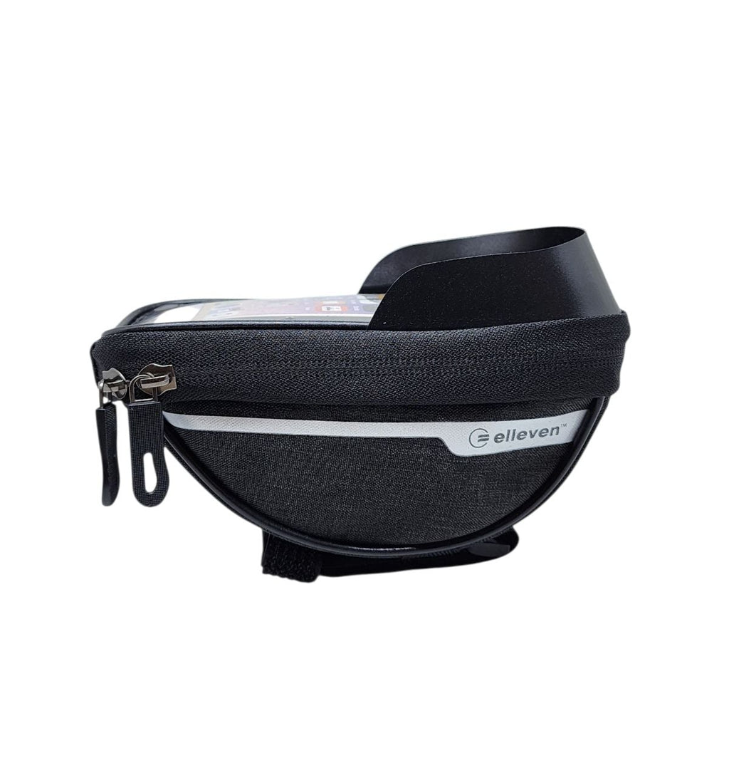 Bolsa De Sup. Guidão 1,4 Lt Impermeável C/ Zíper Porta Celular Touch Preto