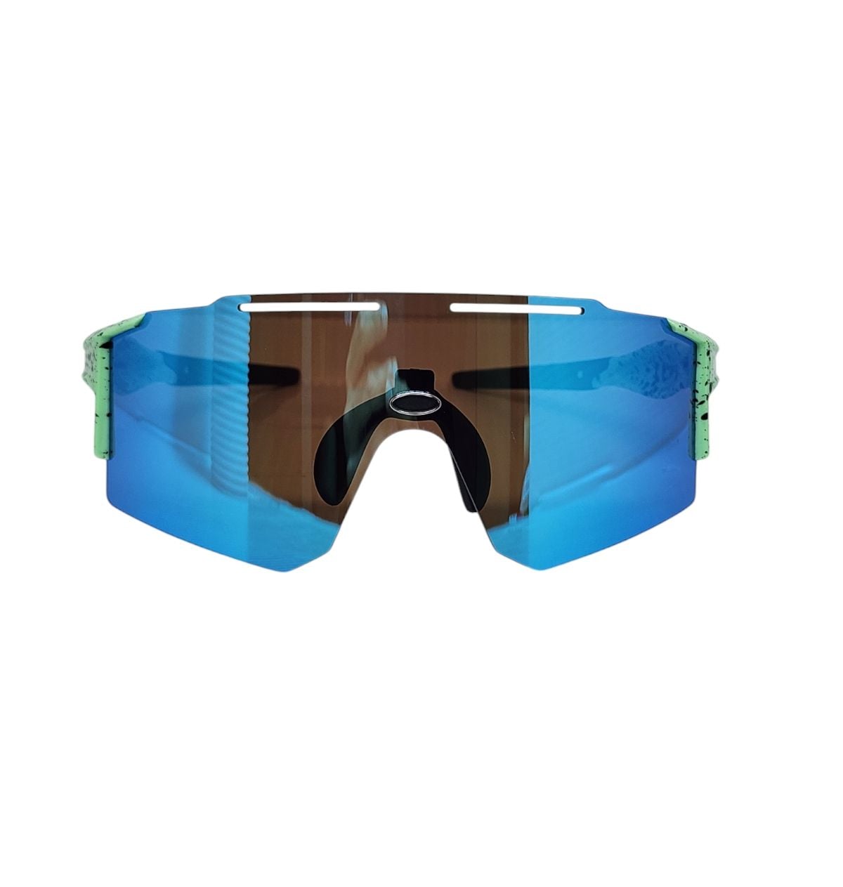 OCULOS CICLISMO XQ550 LENTE POLICARBONATO COLORS UV400 VERDE AGUA