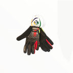 LUVA DE CICLISMO FECHADA SPORTIV PRETO/VERMELHO - GG