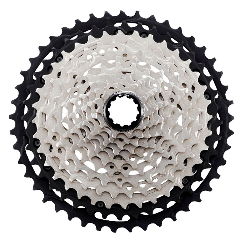 CASSETE 12V SHIMANO XT M8100 10/45D MICRO SPLINE (ICSM8100045) - PRATA
