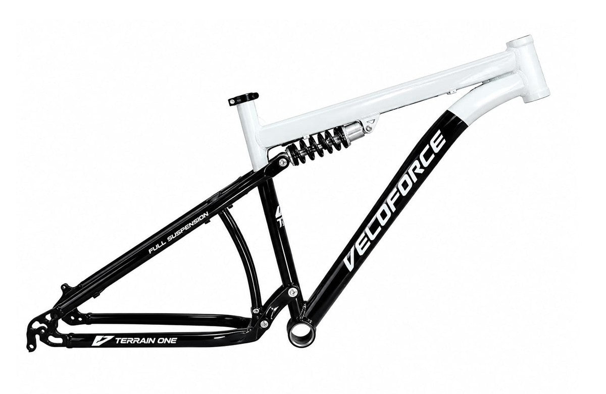 QUADRO 29 AÇO FULL SUSPENSION T19 TERRAIN ONE PRETO/BRANCO