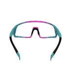 ÓCULOS CICLISMO ELLEVEN EL300 LENTE FOTOCROMÁTICA UV400 ROSA/VERDE