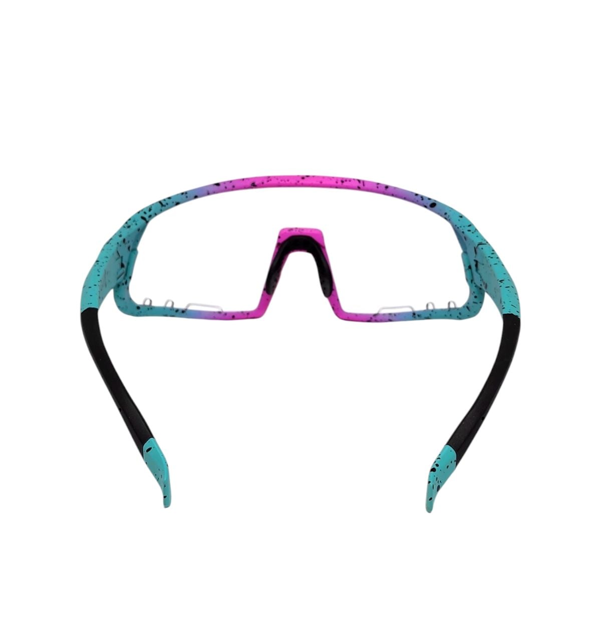 ÓCULOS CICLISMO ELLEVEN EL300 LENTE FOTOCROMÁTICA UV400 ROSA/VERDE