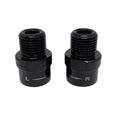 EXTENSOR DE PEDAL 16MM 9/16 INOX PRETO
