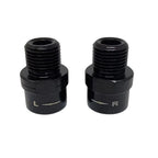 EXTENSOR DE PEDAL 16MM 9/16 INOX PRETO