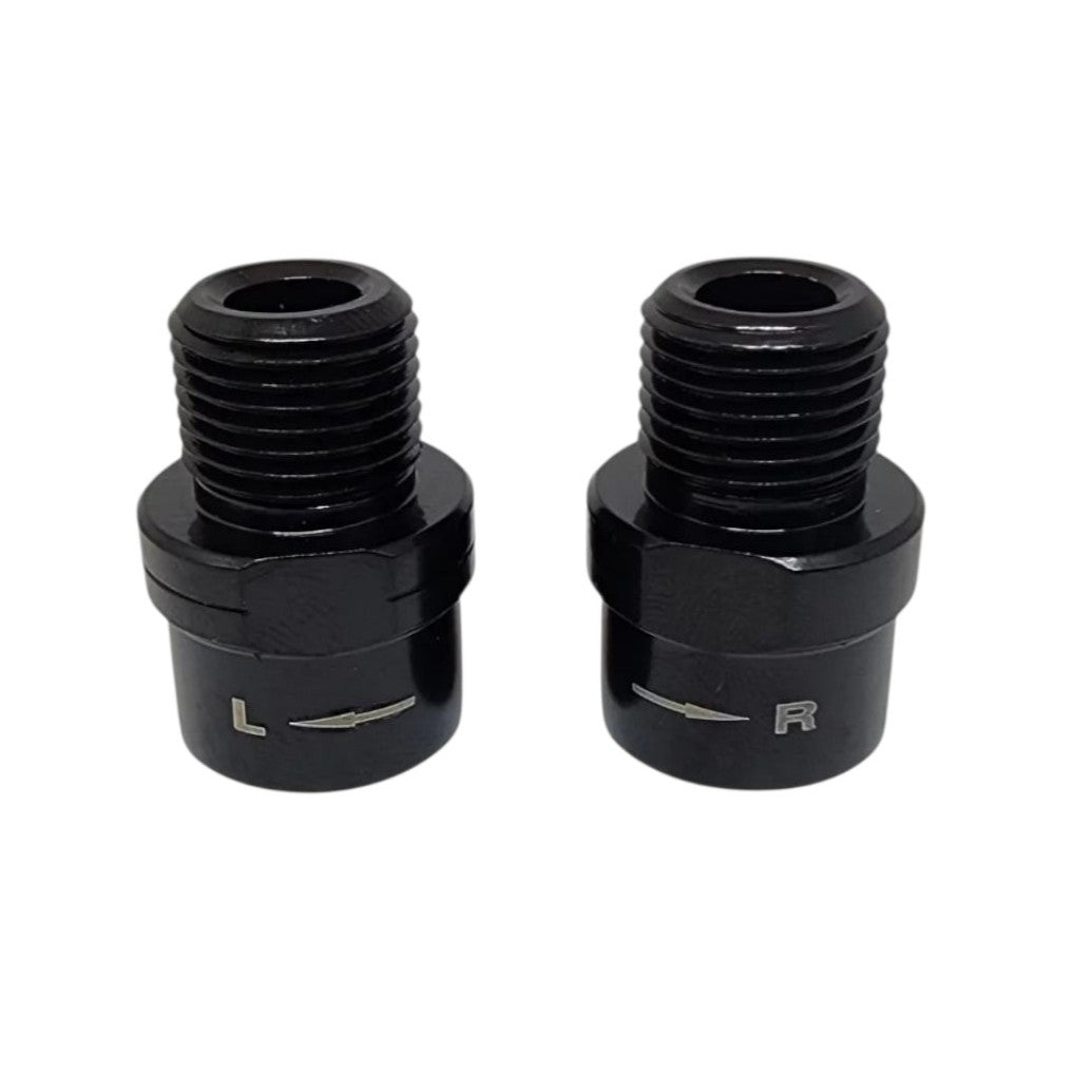 EXTENSOR DE PEDAL 16MM 9/16 INOX PRETO