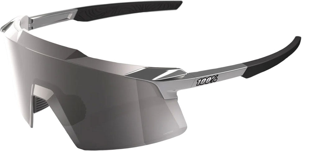 OCULOS 100% AEROCRAFT - GLOSS BLACK CHROME - HIPER SILVER MIRROR