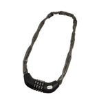 CADEADO ESPIRAL COM CORRENTE  E SEGREDO 4 M X 900 MM