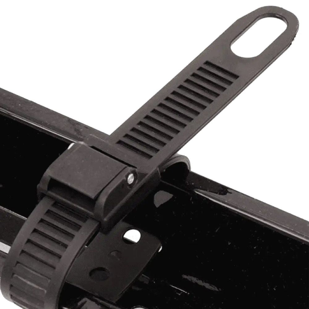 Fita Plástica P/ Fixar Roda Calha Long Life (44cm) - Preto