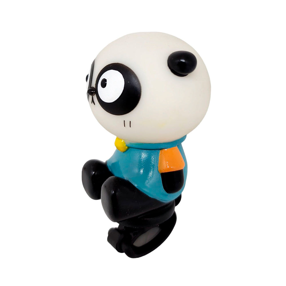 BUZINA CAMPAINHA ELLEVEN PANDA SILICONE - PRETO/BRANCO