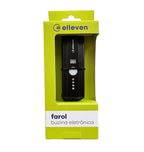 FAROL ELLEVEN C/ SENSOR E BUZINA ELETRÔNICA 350 LUMENS USB - PRETO