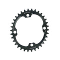 COROA HIGH ONE NARROW WIDE OVAL AL7075 BCD 104MM 4 FUROS - PRETO - 34D