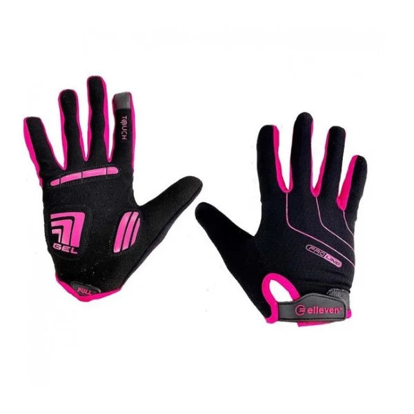 LUVA CICLISTA FECHADA ELLEVEN  PRETO/ROSA - G