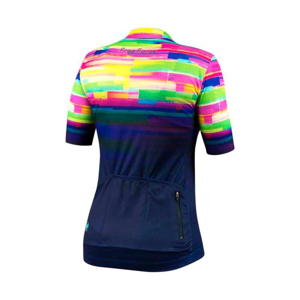CAMISA CICLISMO FREE FORCE PSICODELIC SPORT FEM.