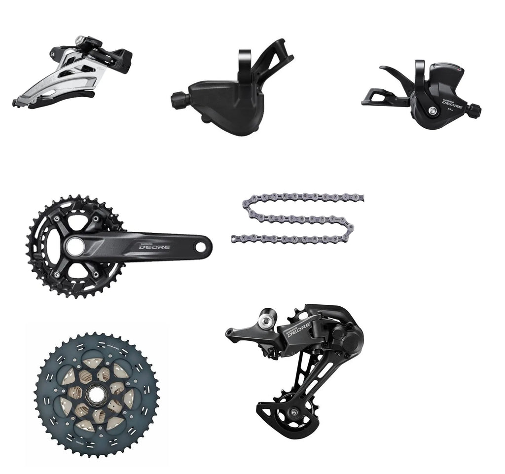 KIT TRANSMISSÃO SHIMANO DEORE M5100 DUPLO 2X11V