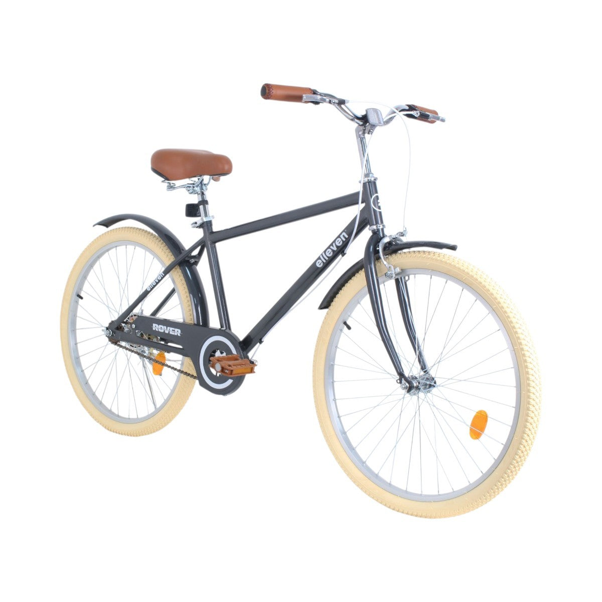 Bicicleta 24 Elleven Rover 2026 Aço Cinza/Branco