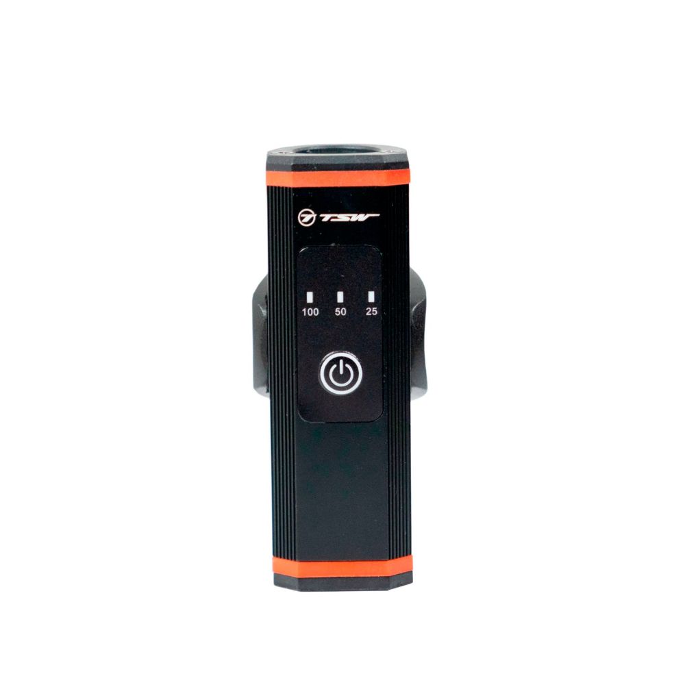 FAROL TSW RECARREGÁVEL USB PORTÁTIL - PRETO