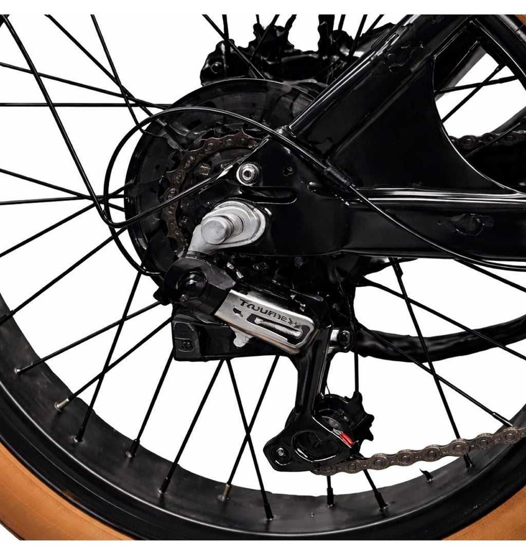 BICICLETA ELETRICA E-BIKE GALAXY 20X4.00 7V MOTOR 750W BATERIA 15.6AH 48V PRETA