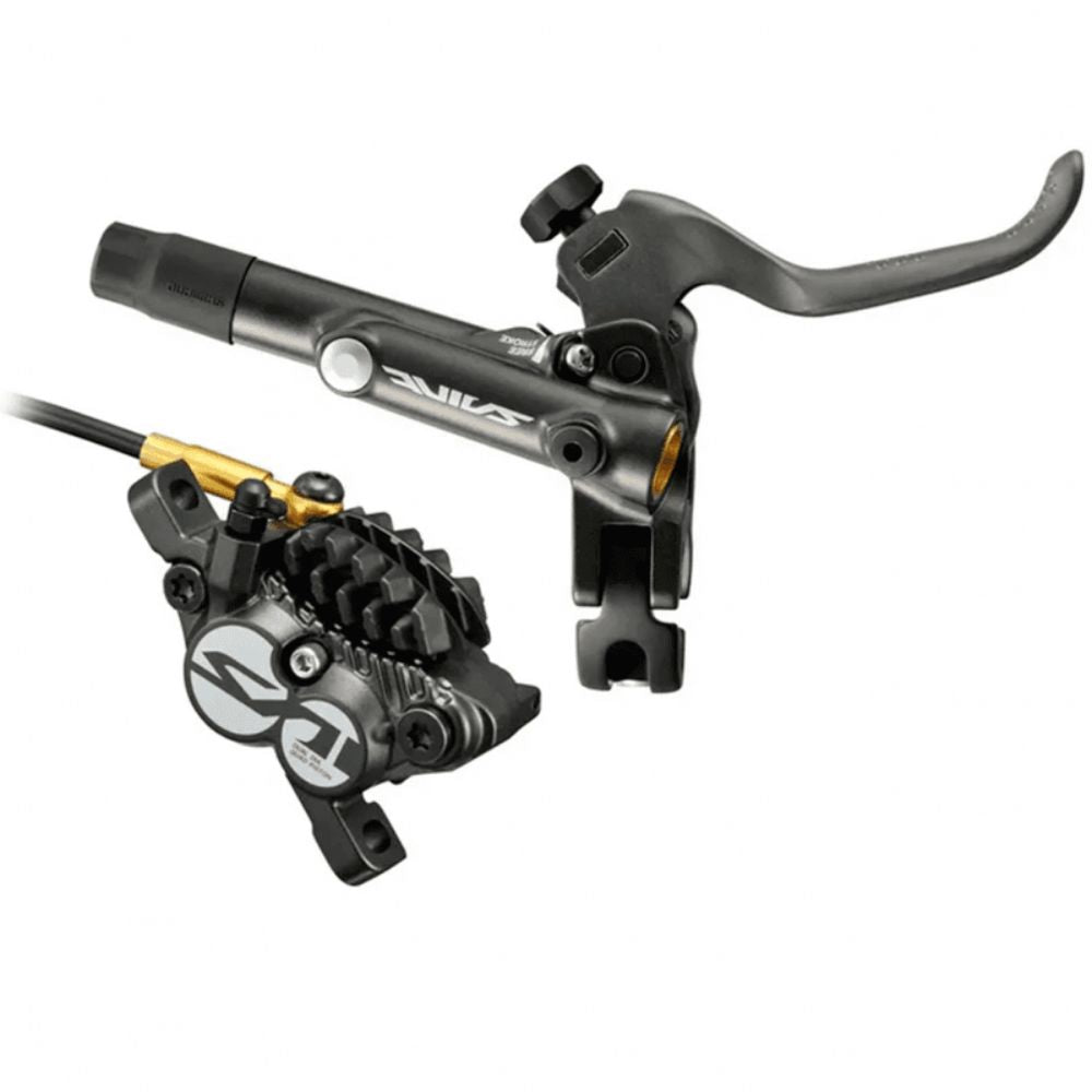 FREIO DISCO SHIMANO SAINT M820 HIDRÁULICO 4 PISTÕES TRAS. (IM820BJLRXNA170) - GRAFITE
