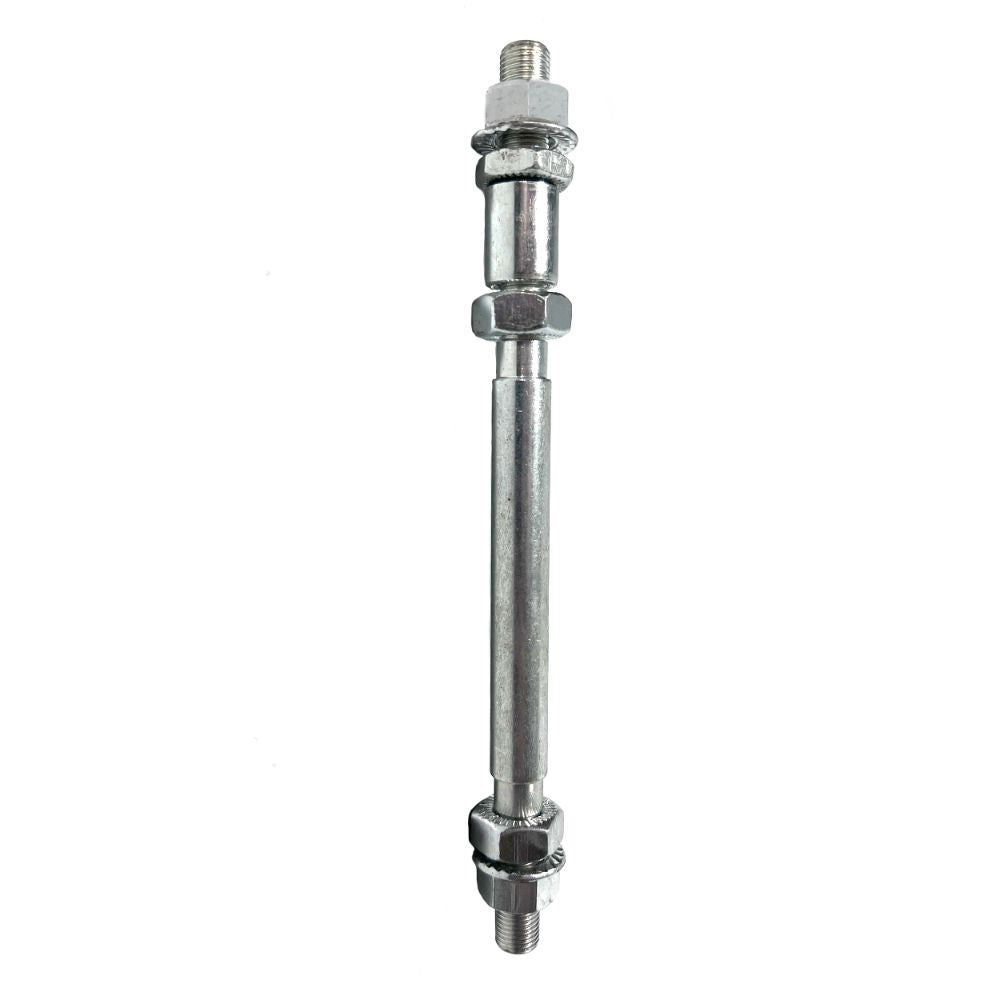 EIXO TRASEIRO 175MM 78MM ENTRE BATENTE COM ESPACADOR P/ ROL. - PRETO
