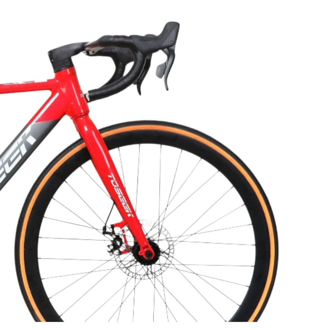 BICICLETA 700  SPEED CHESTER 3.0 2X8 TAM 52 VERMELHO/CINZA