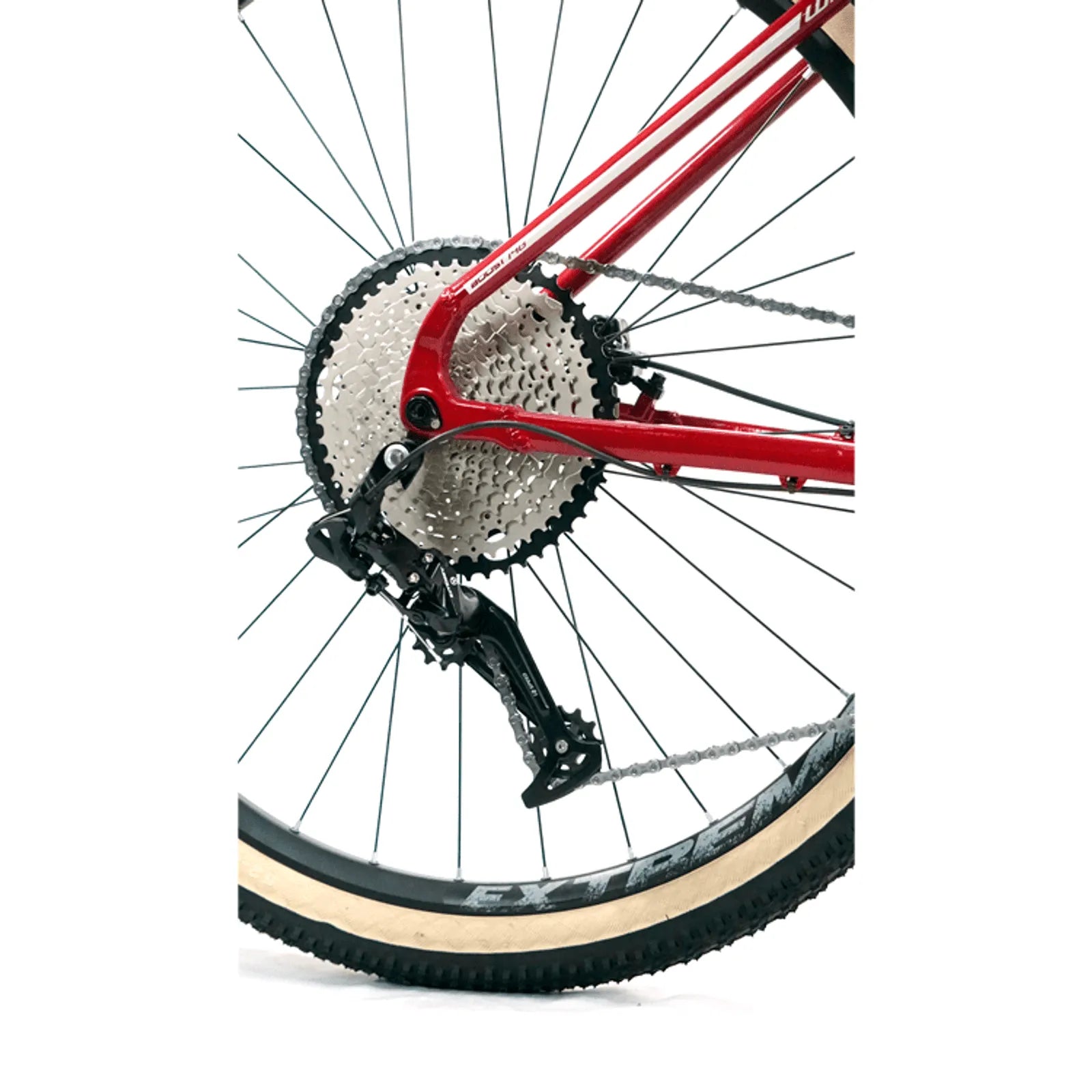 BICICLETA 29 ABSOLUTE WILD BOOST ELITE 12V C/ HIDRÁULICO VERMELHO (M-17)