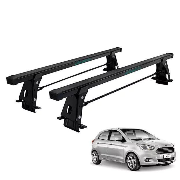 RACK DE TETO LONG LIFE AÇO P/ KA HATCH E SEDAN - 4 PORTAS (A PARTIR DE 2015) (KA-4) - PRETO