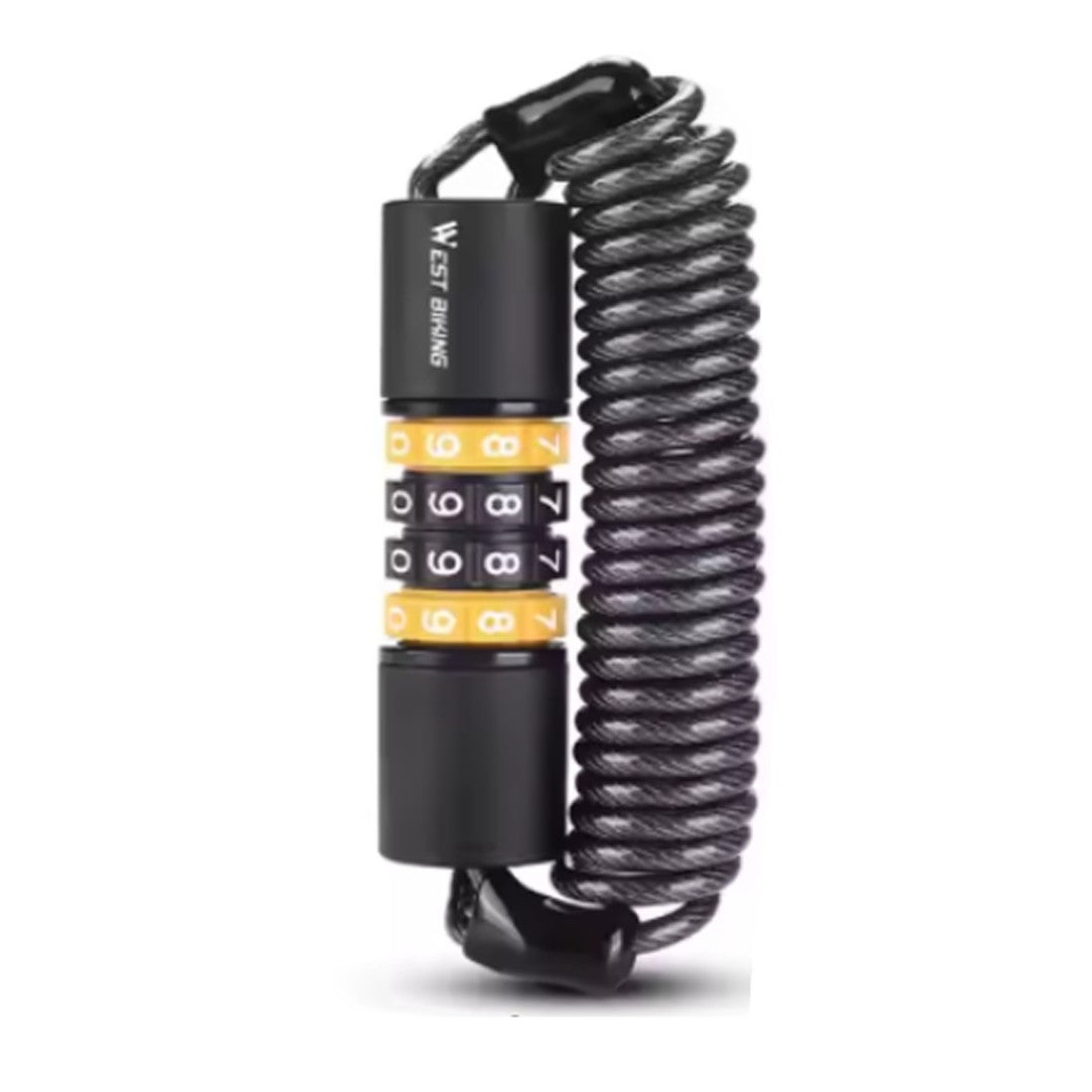 CADEADO ELLEVEN ESPIRAL REVESTIDO COM SEGREDO 4MM X 1500MM PRETO