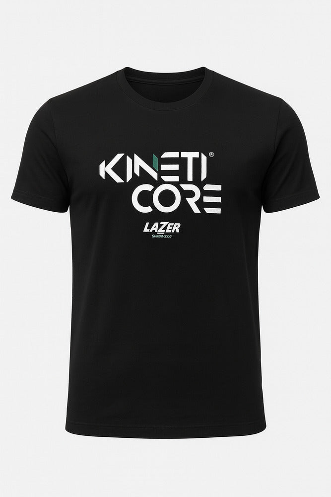 Camiseta Casual Lazer By Shimano Kineticore Preto Logo Branco Tam - G