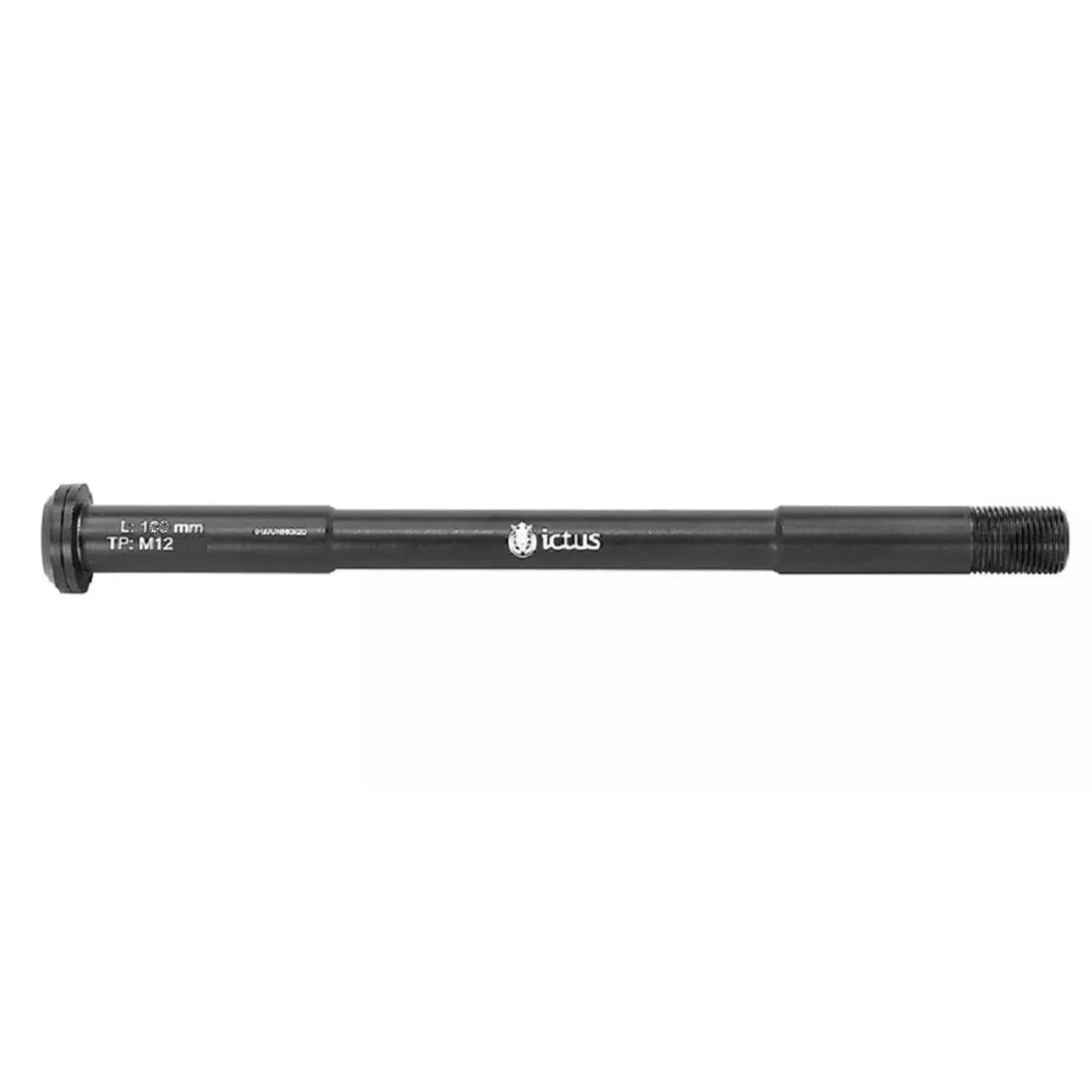 EIXO PASSANTE ICTUS 12MM TRASEIRO C/ ARRUELA (L:165MM TP: M12x1,75MM) - PRETO