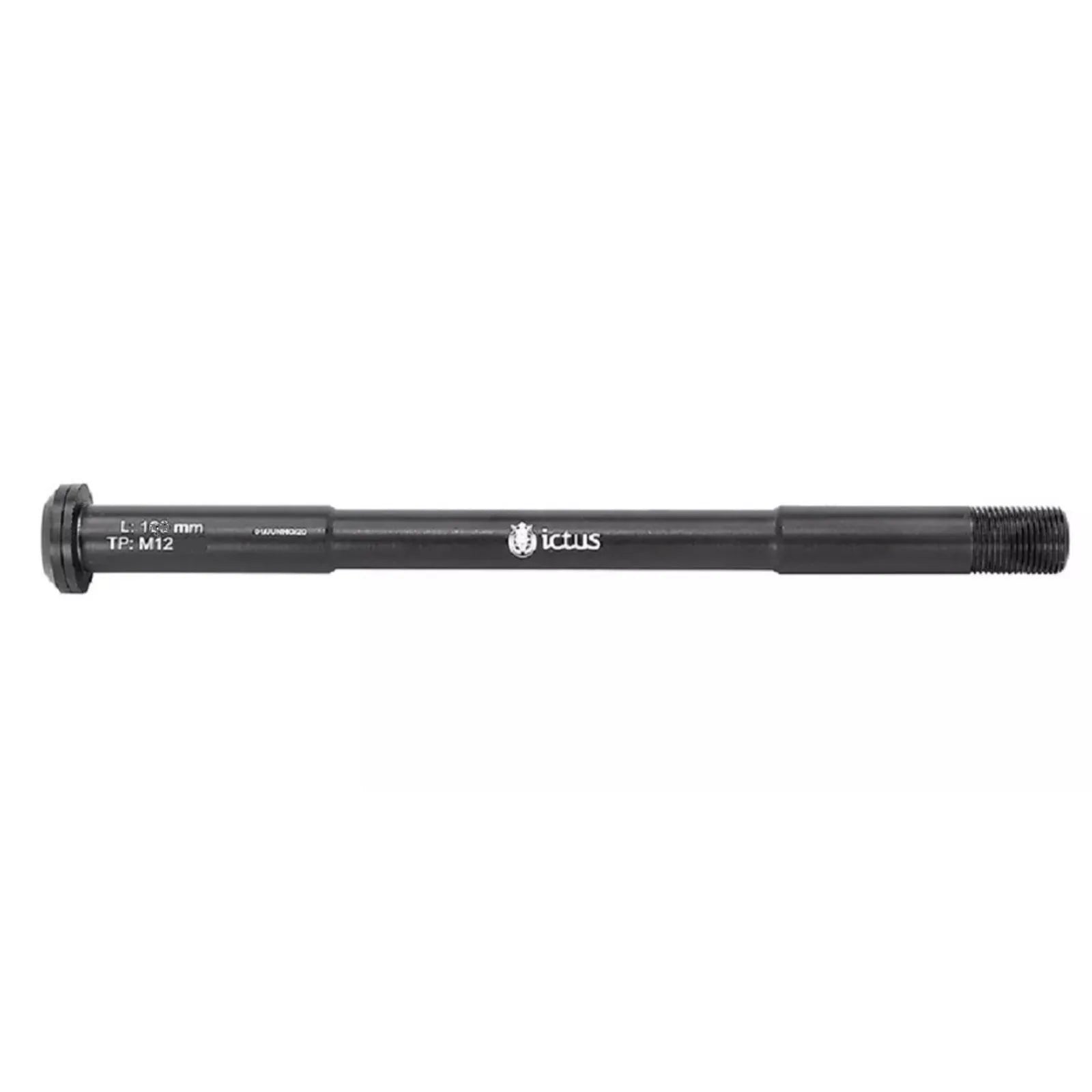 EIXO PASSANTE ICTUS 12MM TRASEIRO C/ ARRUELA (L:165MM TP: M12x1,75MM) - PRETO