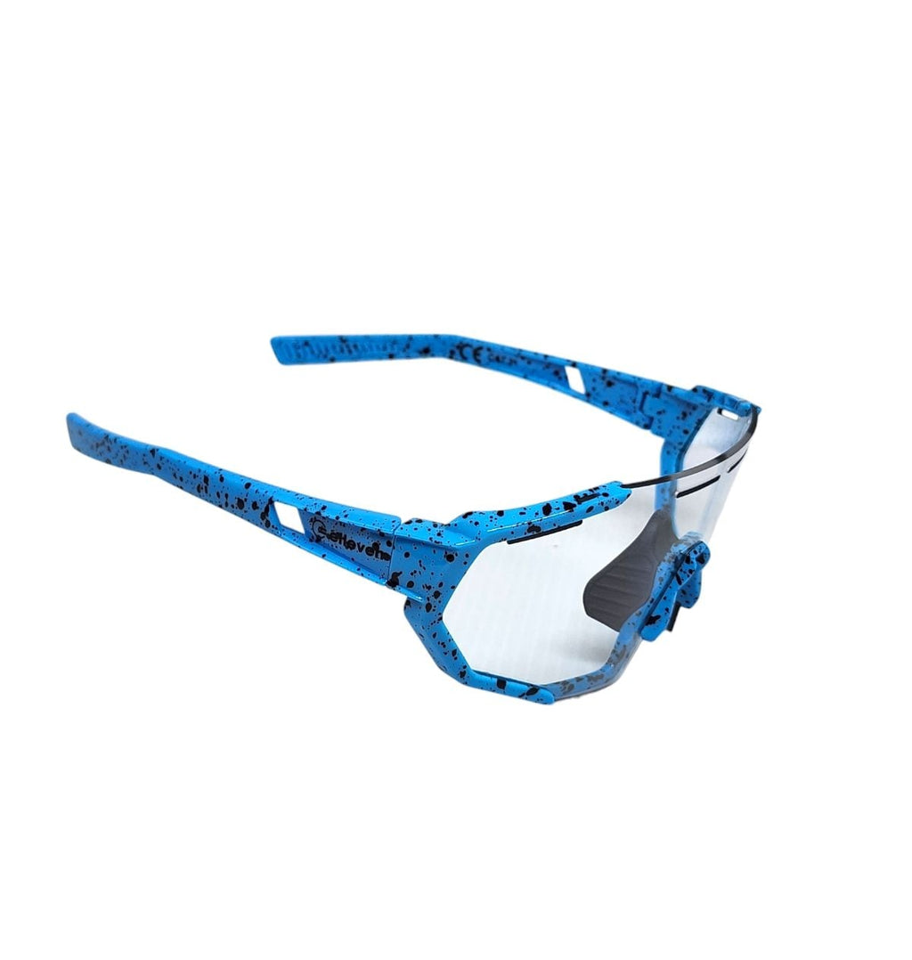 OCULOS CICLISMO KIDS ELLEVEN XQ547 LENTE FOTOCROMATICA AZUL