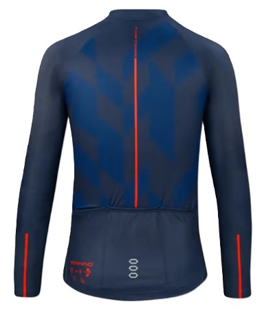 Camisa Cic. Manga Longa Free Force Training Motion  Azul - G