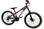 Bicicleta 26 Viking-X Tuff 30  Roxo/Amarelo